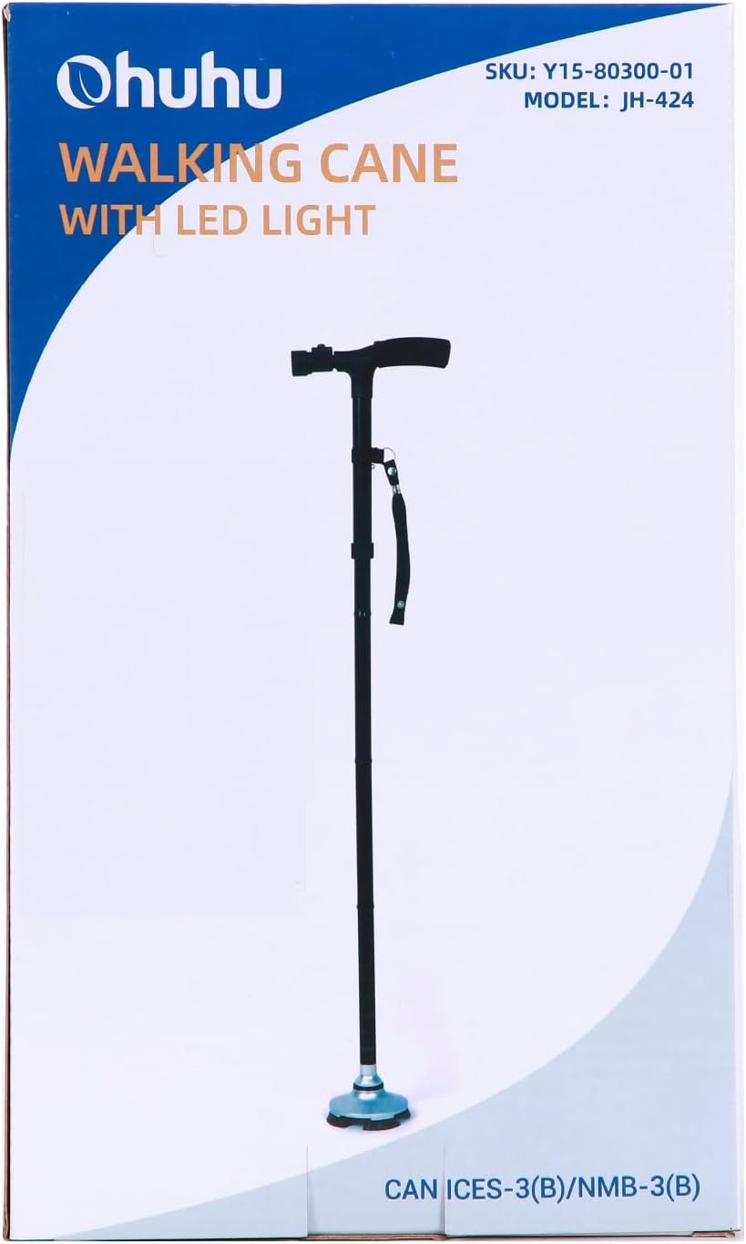 Bastón Plegable con Luz LED