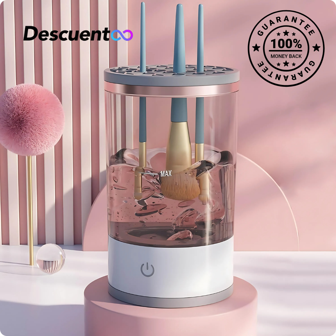 Transforma tu rutina de maquillaje: brochas limpias en segundos