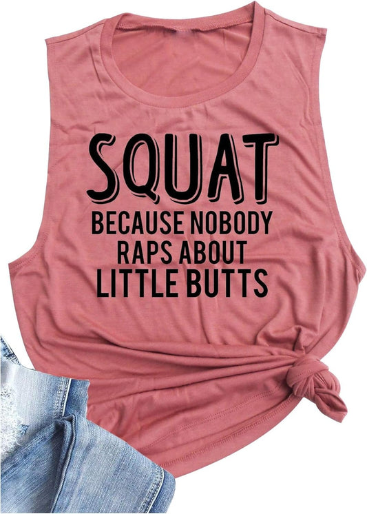 Squat & Shine: Women's Funny Workout Tank