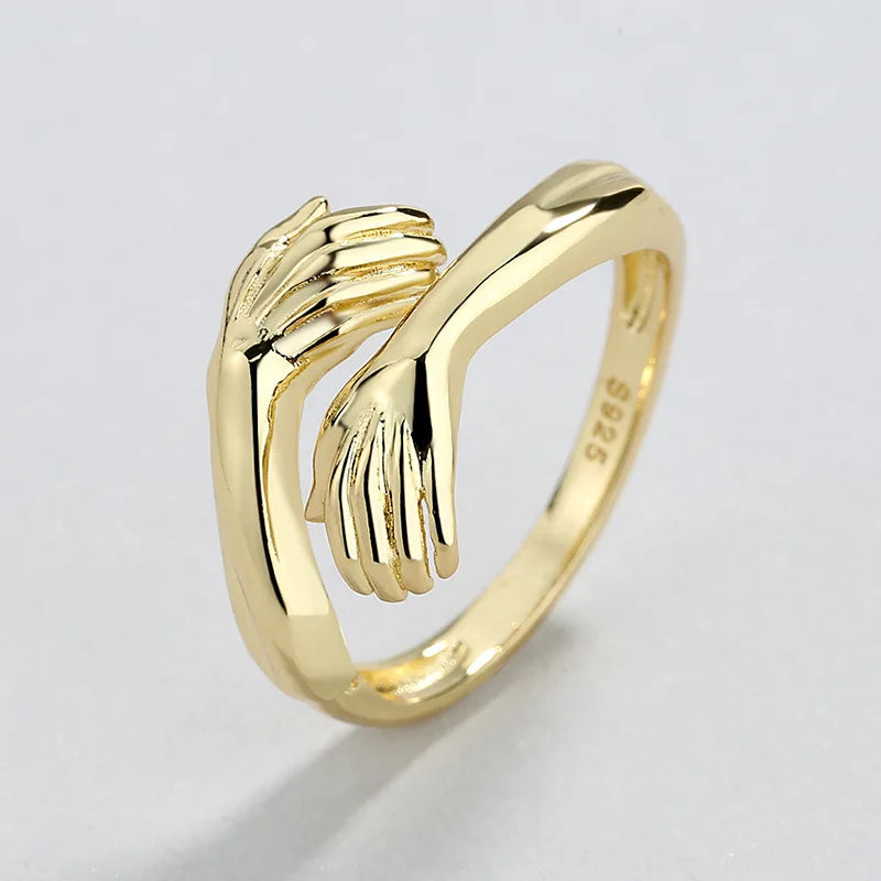 Anillo Abrazador Zirconia Amor