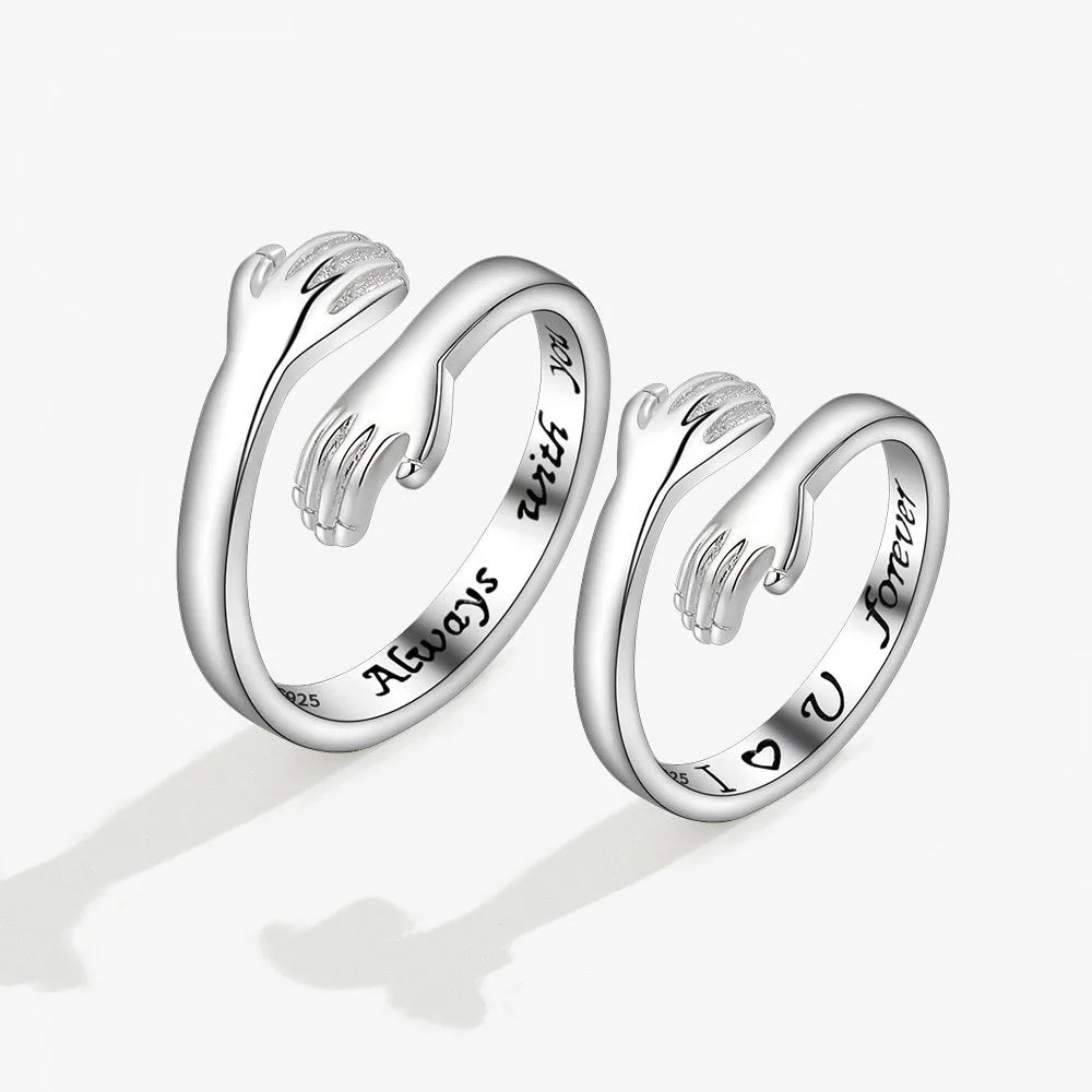Anillo Abrazador Zirconia Amor