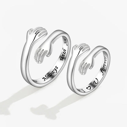 Anillo Abrazador Zirconia Amor