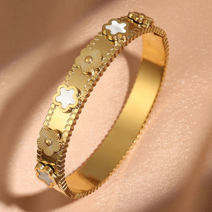 Brazaletes de Oro Brillantes