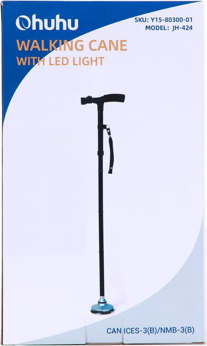 Bastón Plegable con Luz LED