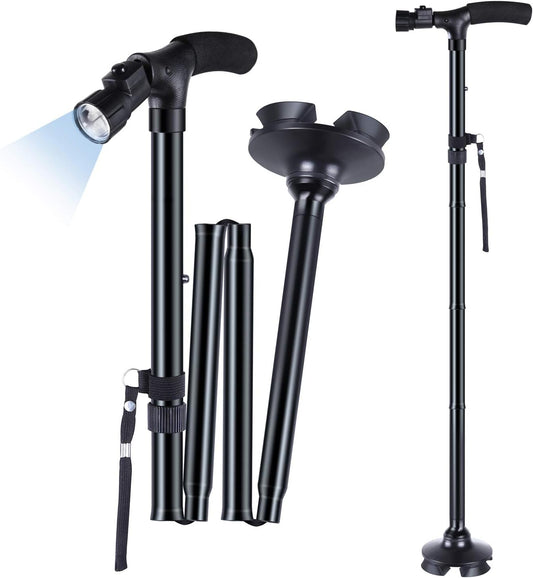 Bastón Plegable con Luz LED