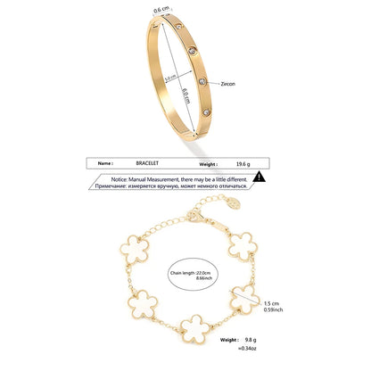 Brazaletes de Oro Brillantes